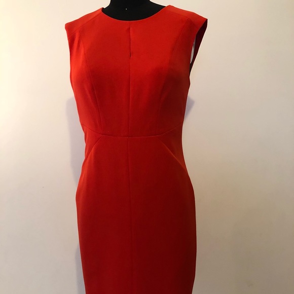 kasper crepe sheath dress